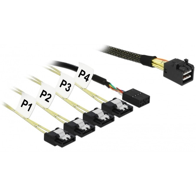 Delock Mini SAS HD SFF-8643> 4x SATA 7 pines