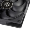 Silverstone air penetrator 120i case fan (zwart, 120 x 120 x 25 mm)