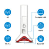 Fritz! box 6825 4g edition international wlan lte router (wit rood, mesh wi-fi, 4g 3g)