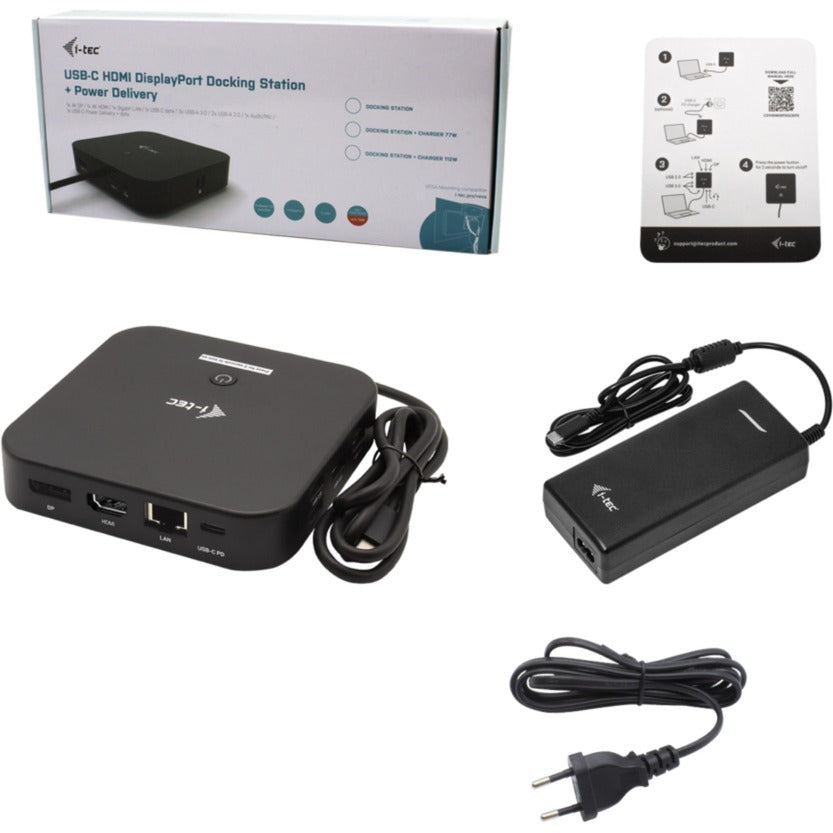 Estación de acoplamiento DP I-TEC USB-C HDMI con entrega
