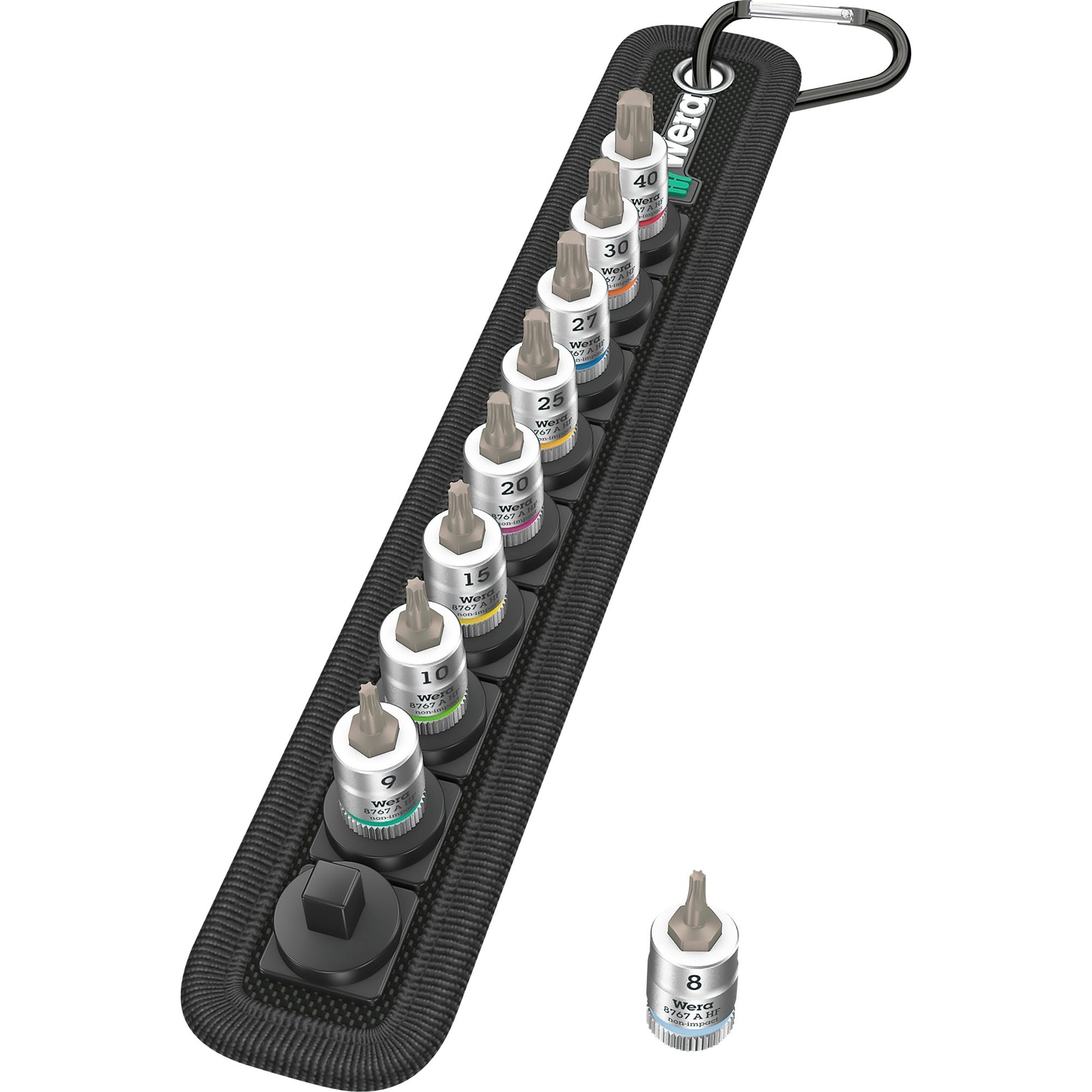 Waa riem bit dops set torx 1 4 unidad | De 9 piezas