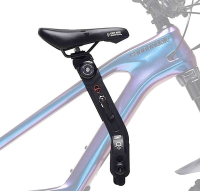 Kids ride shotgun mtb 2.0 front child seat + handlebar set