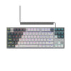 Lorgar azar 514tkl, teclado para juegos (blanco, diseño estadounidense, logar dream, tkl, rgb)