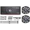 Ventole Noctua nf-a14x25r g2 pwm sx2-pp chromax.black (nero, 2 pezzi, 140 x 140 x 25 mm)