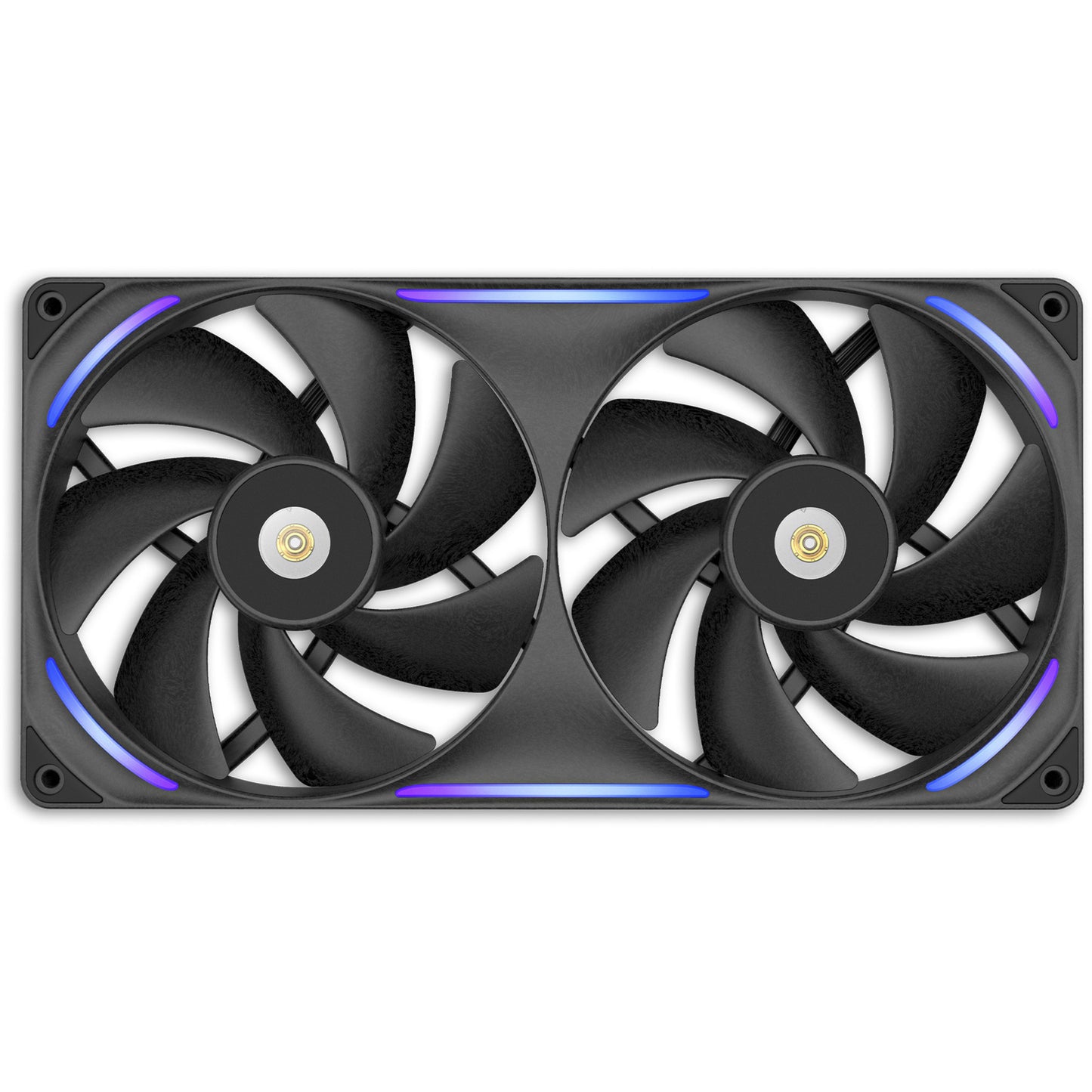 Ventole per case Nzxt Performance F280x RGB (nere, 2 pezzi, 280 x 140 x 30 mm, pwm)