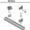 Shimano step bm-en600 soporte de batería para tubo diagonal