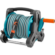 Gardena classic slanghouder 10 compleet slanghaspel (grijs turquoise, 8010-20, 10 m) - afbeelding 1