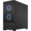 Diseño fractal Pop Air RGB Black TG Clear Tint