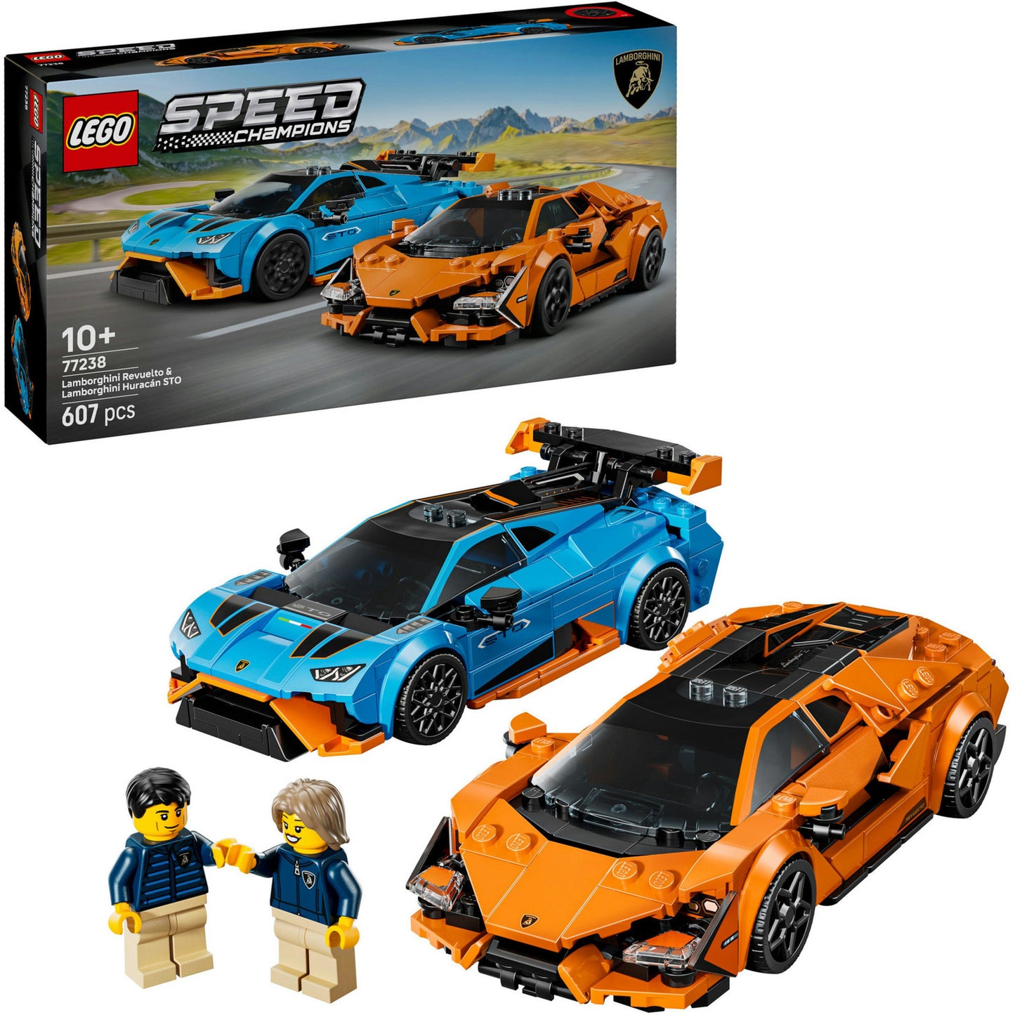 LEGO Speed ​​Champions 77238 Lamborghini Revuelto e Huracan Sto