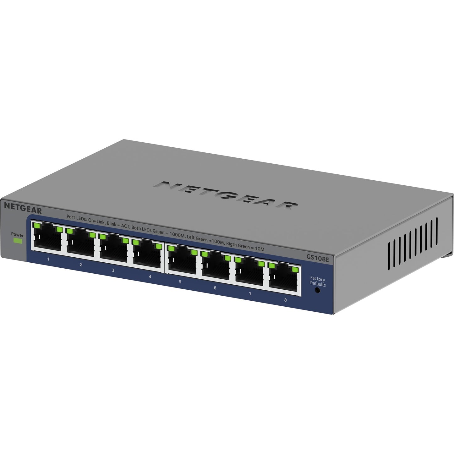 Netgear Gigabit Gigabit Plus-Switch (GS108E-400EUS)