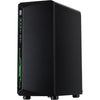 Inter-tech c-3 saphir midi tower behuizing (zwart | 3x usb-a | window)