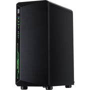Inter-tech c-3 saphir midi tower behuizing (zwart | 3x usb-a | window) - afbeelding 3
