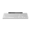 Lenovo 800 self-charging bluetooth keyboard (wit, us lay-out (qwerty), plunger, 100%, plunger switch, bluetooth 5.1, usb-c)