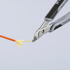 Knipex electronic super knips esd 78 13 125 esd elektronica-tang (grijs)