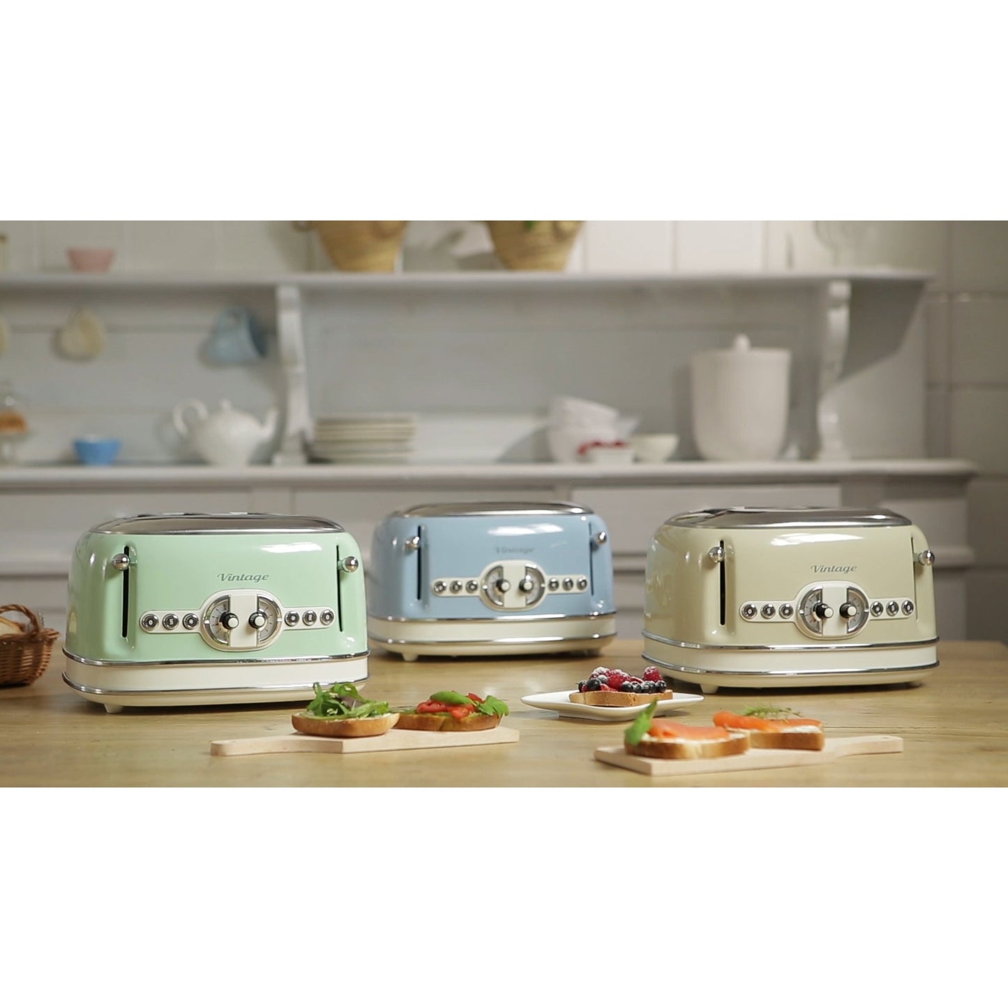 Ariete vintage broodrooster 0156 05 (lichtblauw)
