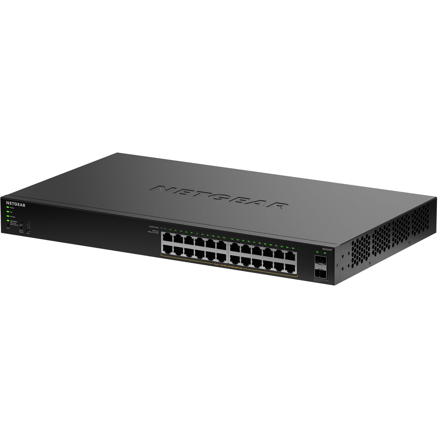 Switch Netgear gs324tpv2 (nero, budget poe 190w)