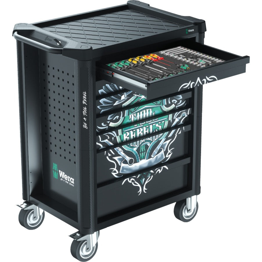 Carrello da officina Wera 9700 Tool Rebel 1, 94 pezzi - 05150130001
