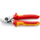 Knipex 95 26 165 kabelschaar 165mm met openingsveer vde - afbeelding 2
