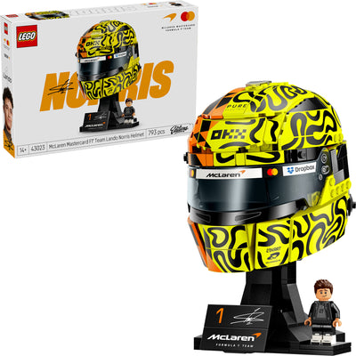 Lego ediciones 43023 casco del equipo mclaren mastercard de lando norris