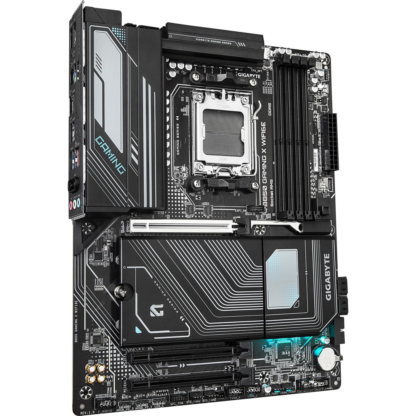 Gigabyte B850 Gaming x Wifi6E, ATX, AMD AM5, B850, 4x DDR5 8200 O.C, 2,5GBE, Wi-Fi 6th, Bt 5.3, USB-C