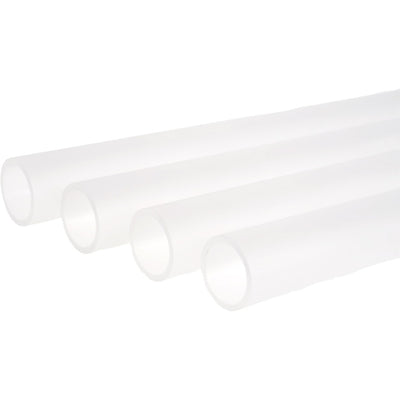 Alphacool eisrohr 16 13mm plexi (pmma) hardtube satin 80cm buis (transparant, 4 stuks)