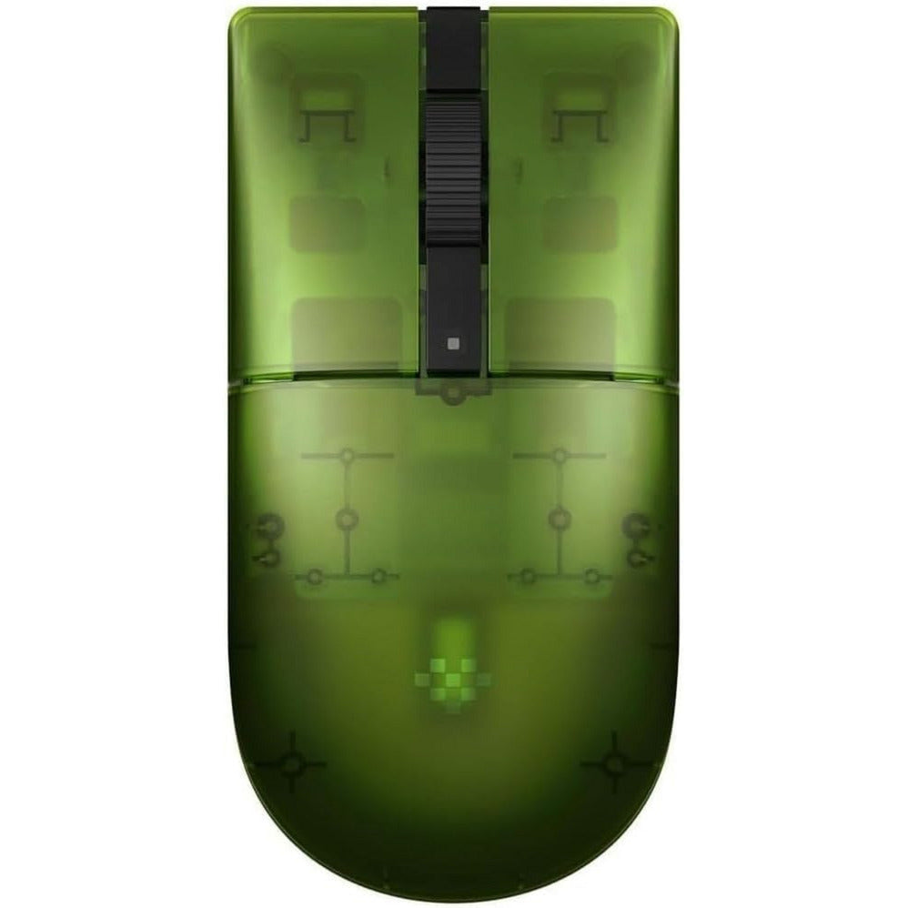 Mouse 8bitdo retro r8 - edizione xbox (verde, 50 - 26000 dpi, Bluetooth USB-C 2,4 GHz)