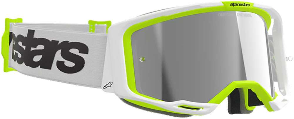Alpinestars vision 8 wordmark (espejo plateado) - gafas mtb