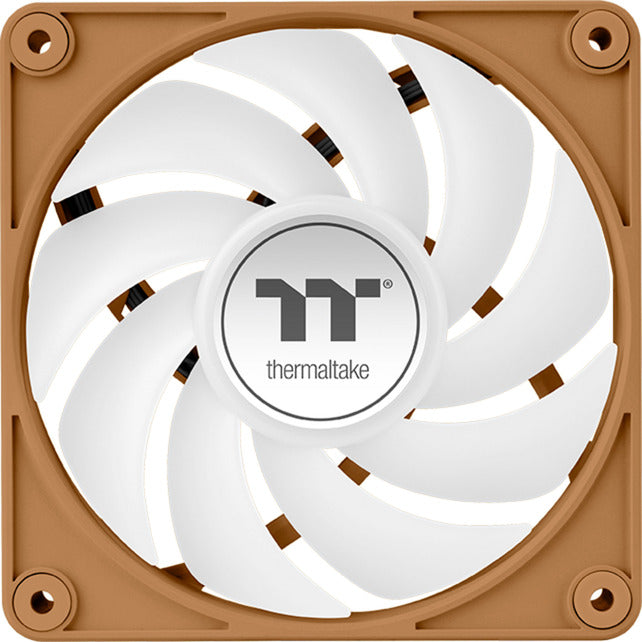 Thermaltake ct120 ex argb sync ventola di raffreddamento per PC ghiaia sabbia (pacchetto da 3 ventole) ventole per case (marrone chiaro, 3 pezzi, 120 x 120 x 25 mm, pwm)