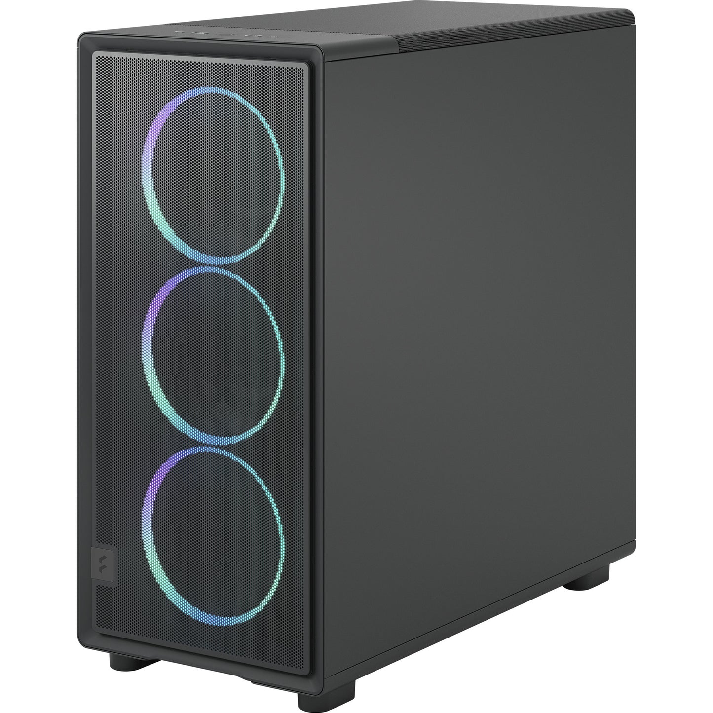 Fractal design epoch xl tg rgb midi tower custodia (nero | 2x usb-a | 1x usb-c | rgb | vetro temperato)