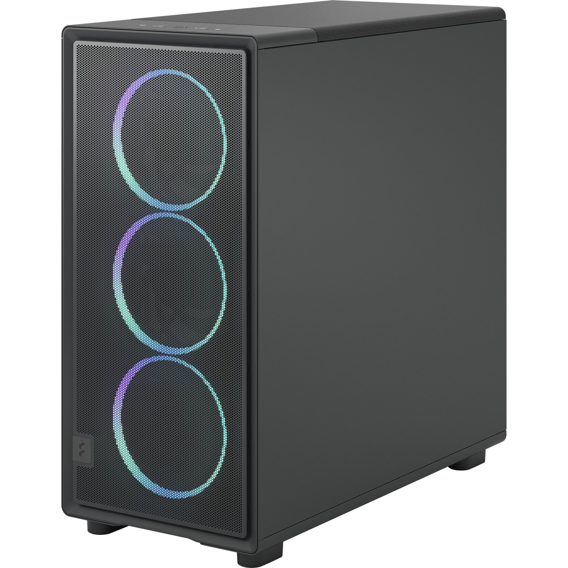 Fractal design epoch xl tg rgb midi tower custodia (nero | 2x usb-a | 1x usb-c | rgb | vetro temperato)