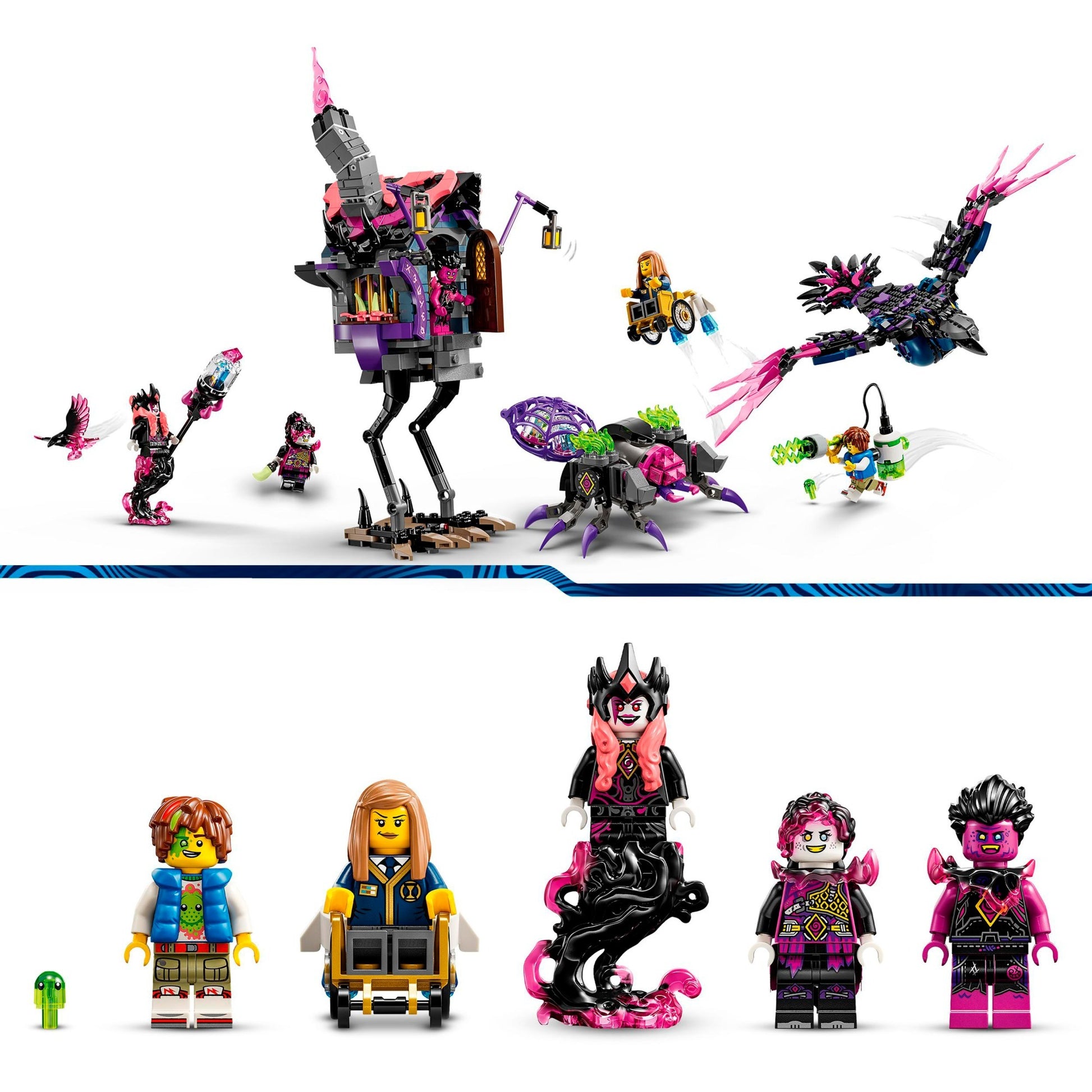 Lego Lego Dreamzzz 71478 La cremagliera di mezzanotte della strega inferiore