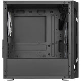 Silverstone sst-fah1mb-pro midi tower behuizing (zwart | 3x usb-a | rgb | tempered glass) - afbeelding 8
