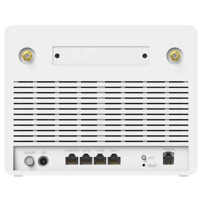 Cudy ac1200 wi-fi 4g lte-cat6 gigabit router lt700v mesh router (wit, mesh, app, nano simslot)