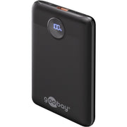 Goobay powerbank compact 10.000 mah (zwart, 10 ah, 1x usb-a, 1x usb-c, power delivery, quick charge) - afbeelding 2