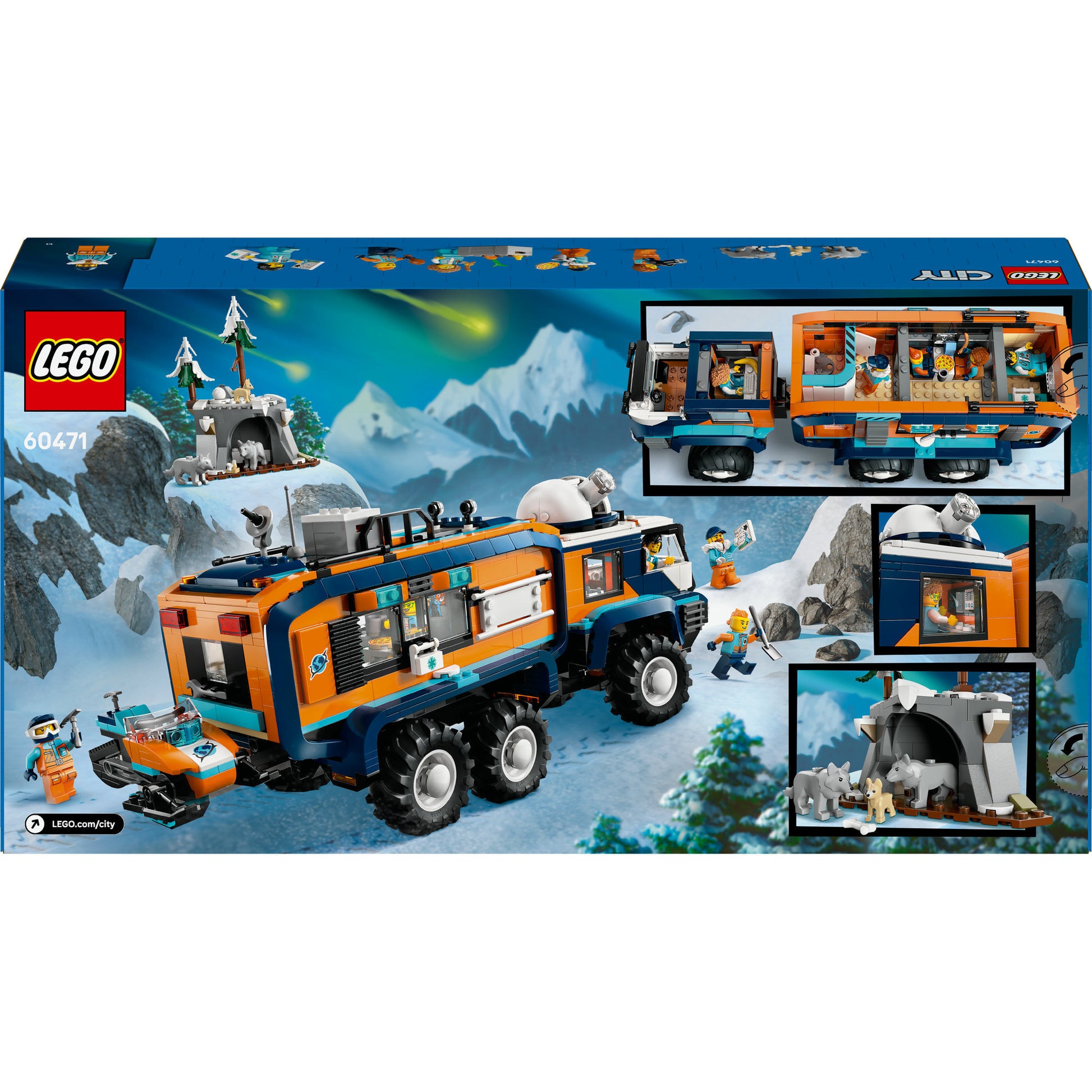 ABI LEGO 60471 Camión de laboratorio de exploración de la ciudad en el Polo Norte