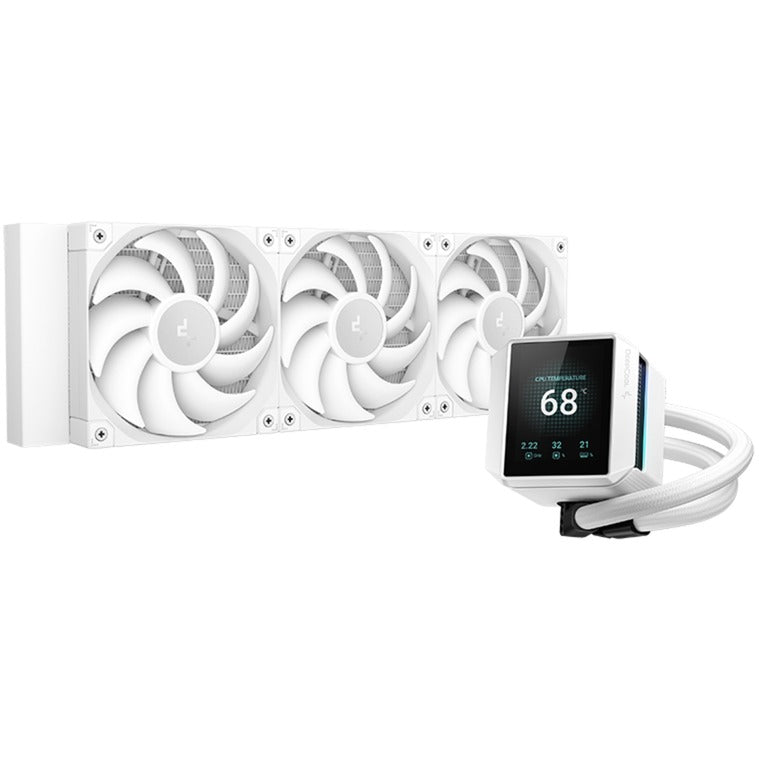Deepcool mystique 360 refrigeración por agua (blanco, conector de ventilador pwm de 4 pines)