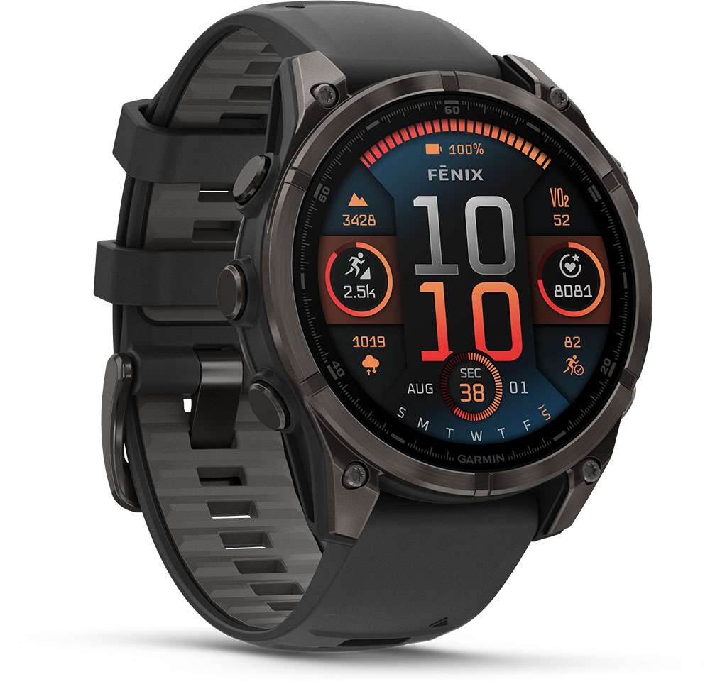 Garmin fenix 8 amoled sapphire titanium gps 47 mm multisport smartwatch