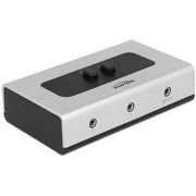 Delock Switch Stereo Jack 3.5 mm 2 Port Manual Bidirectio - afbeelding 1