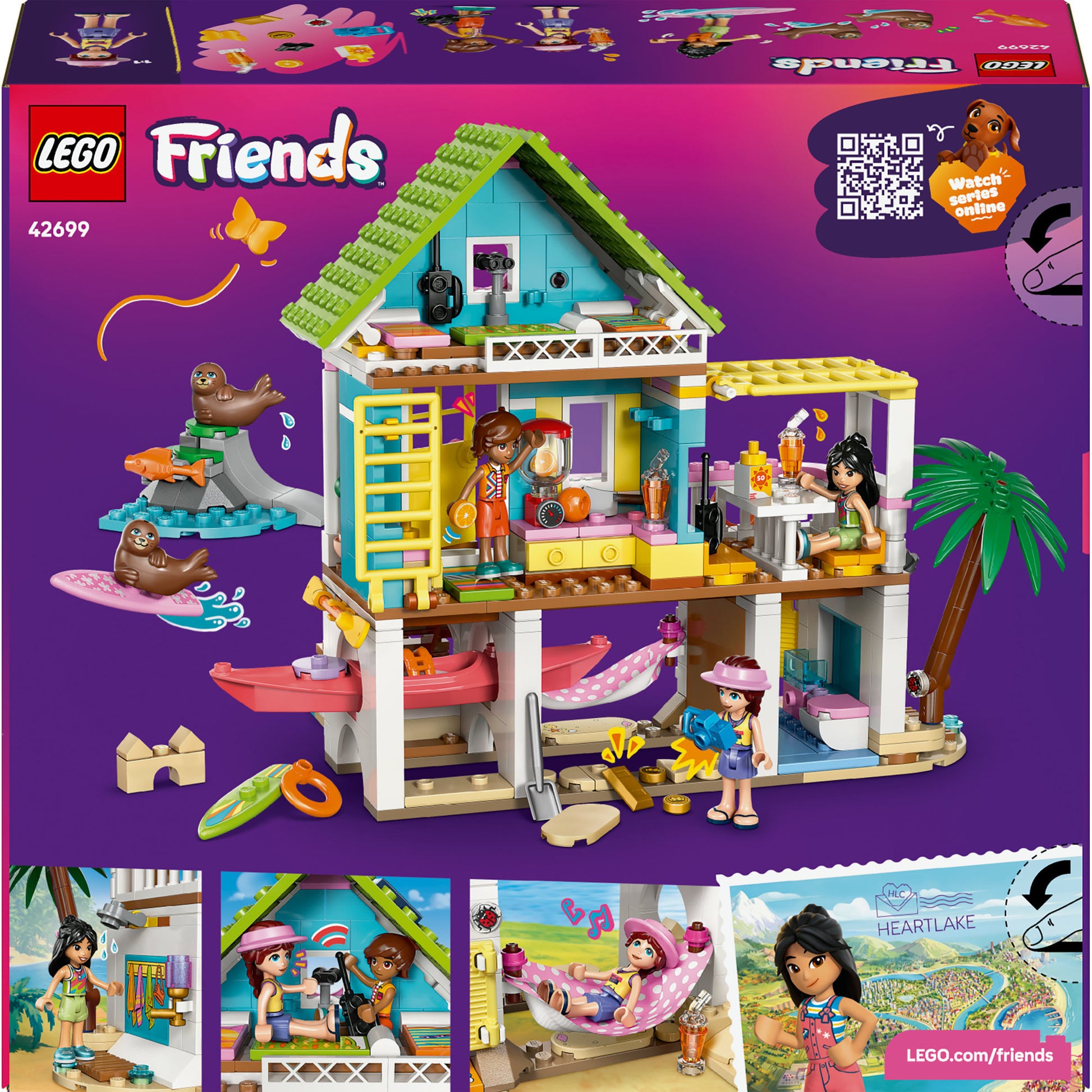 Lego friends 42699 casa de playa con focas