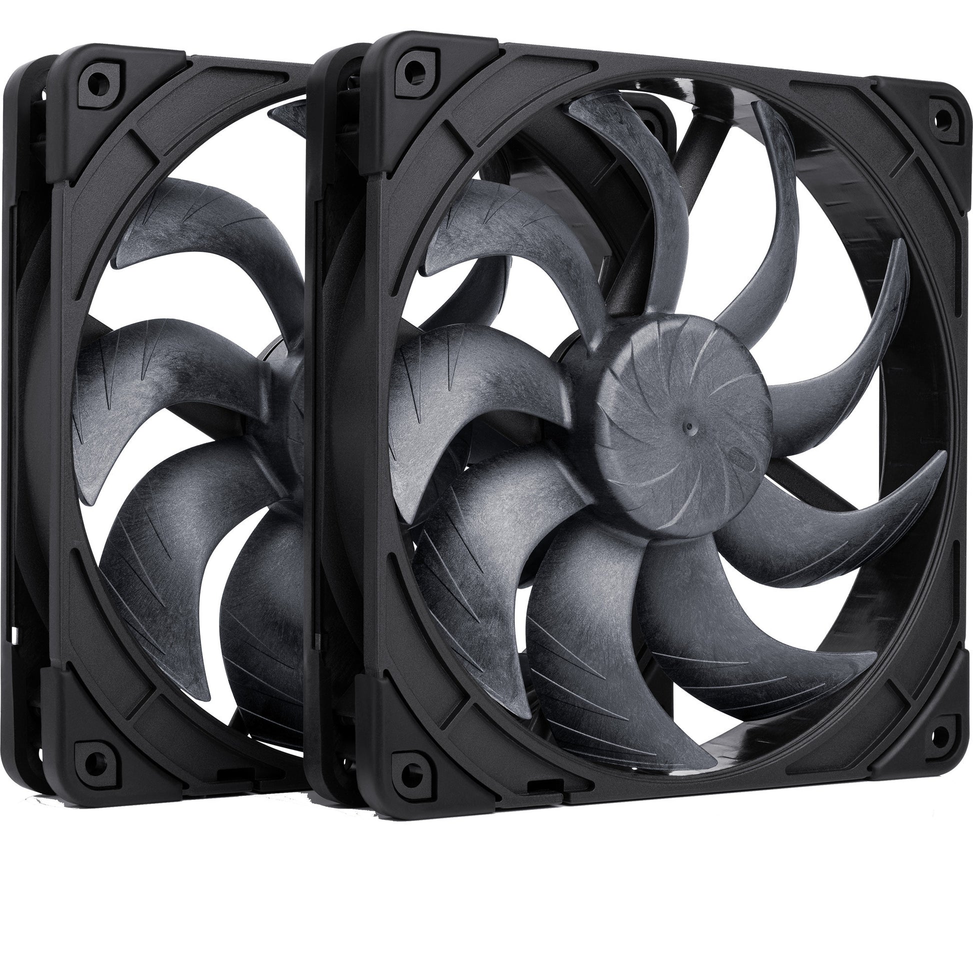 Ventole Noctua nf-a14x25 g2 pwm sx2-pp chromax.black (nero, 2 pezzi, 140 x 140 x 25 mm)