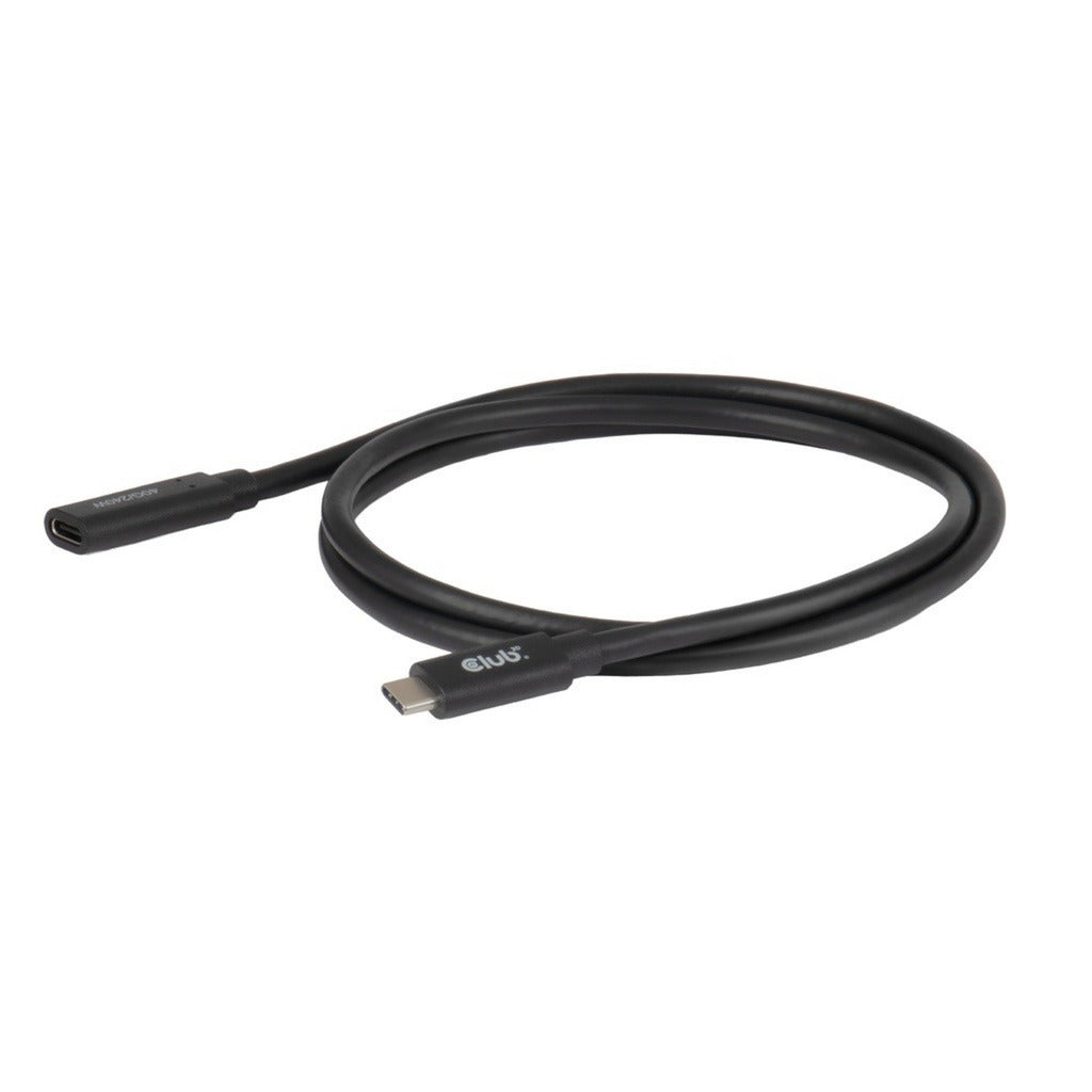 Cavo di prolunga Club 3D USB-C 40 Gbps (nero, 1 metro, 8k 60 Hz, PD 240 watt)