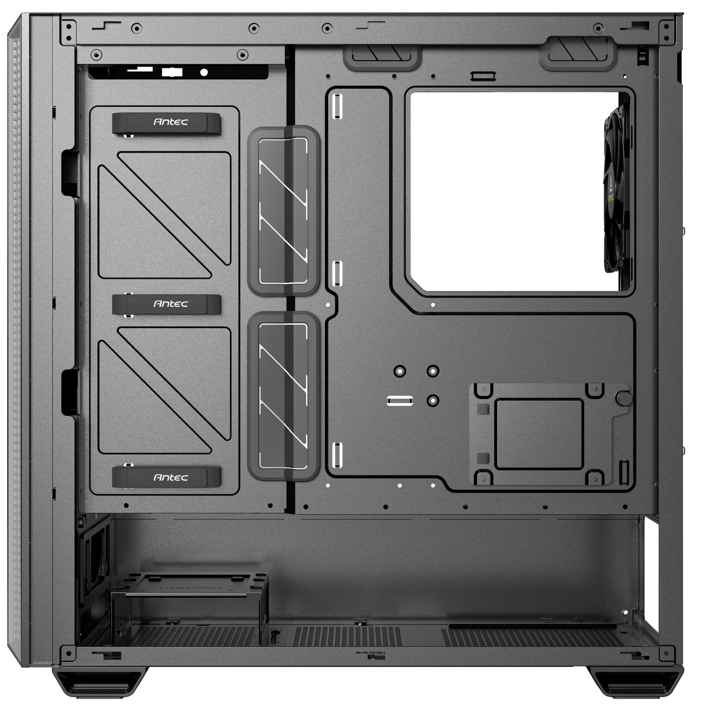 Custodia midi tower Antec p7 s (nero argento | 2x USB-A | 1x USB-C)
