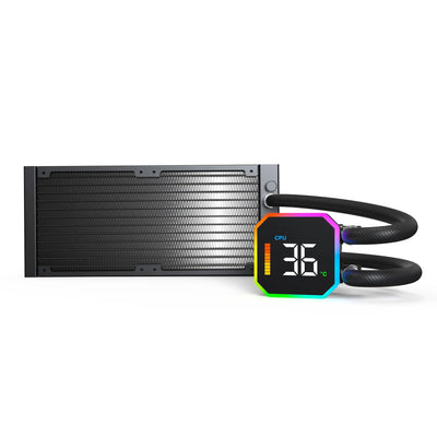 Montech hyperflow digital 240 water cooling (black)