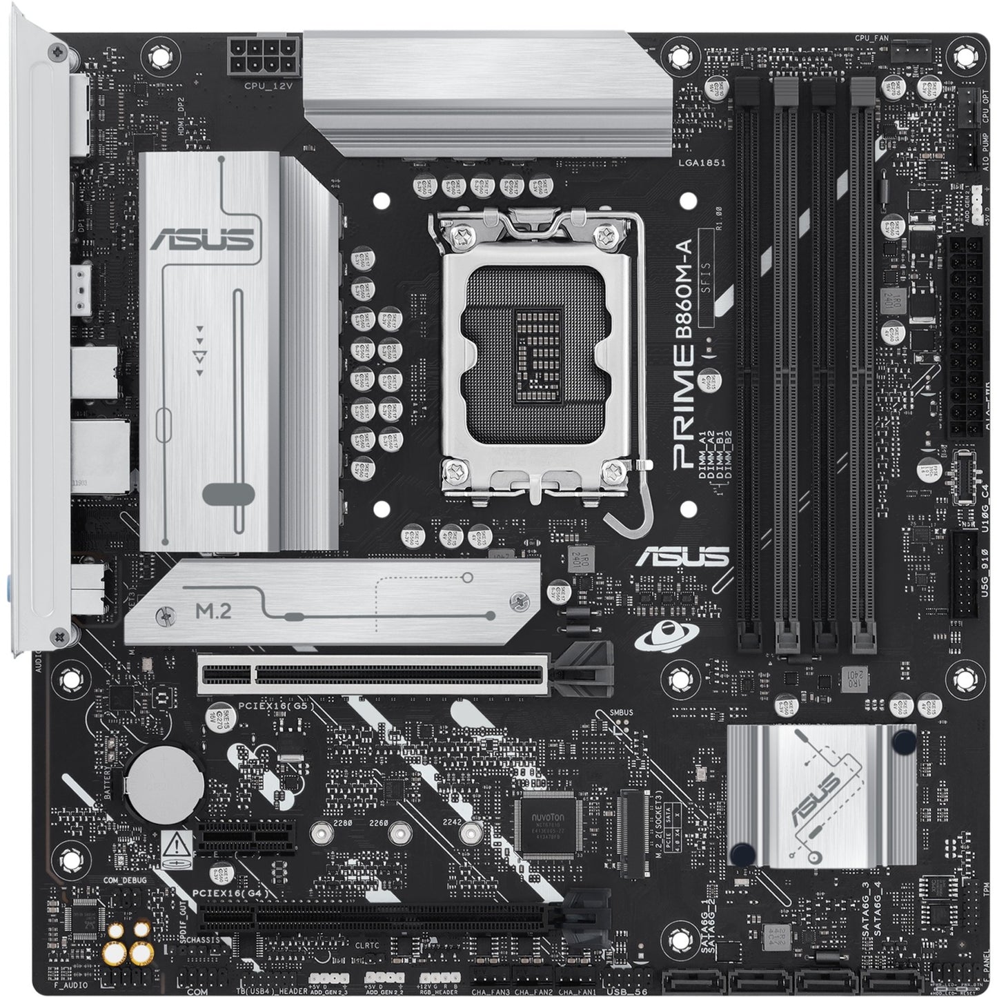 Placa base Asus prime b860m-a-csm socket 1851 (raid, 2,5 gb-lan, sonido, µatx)