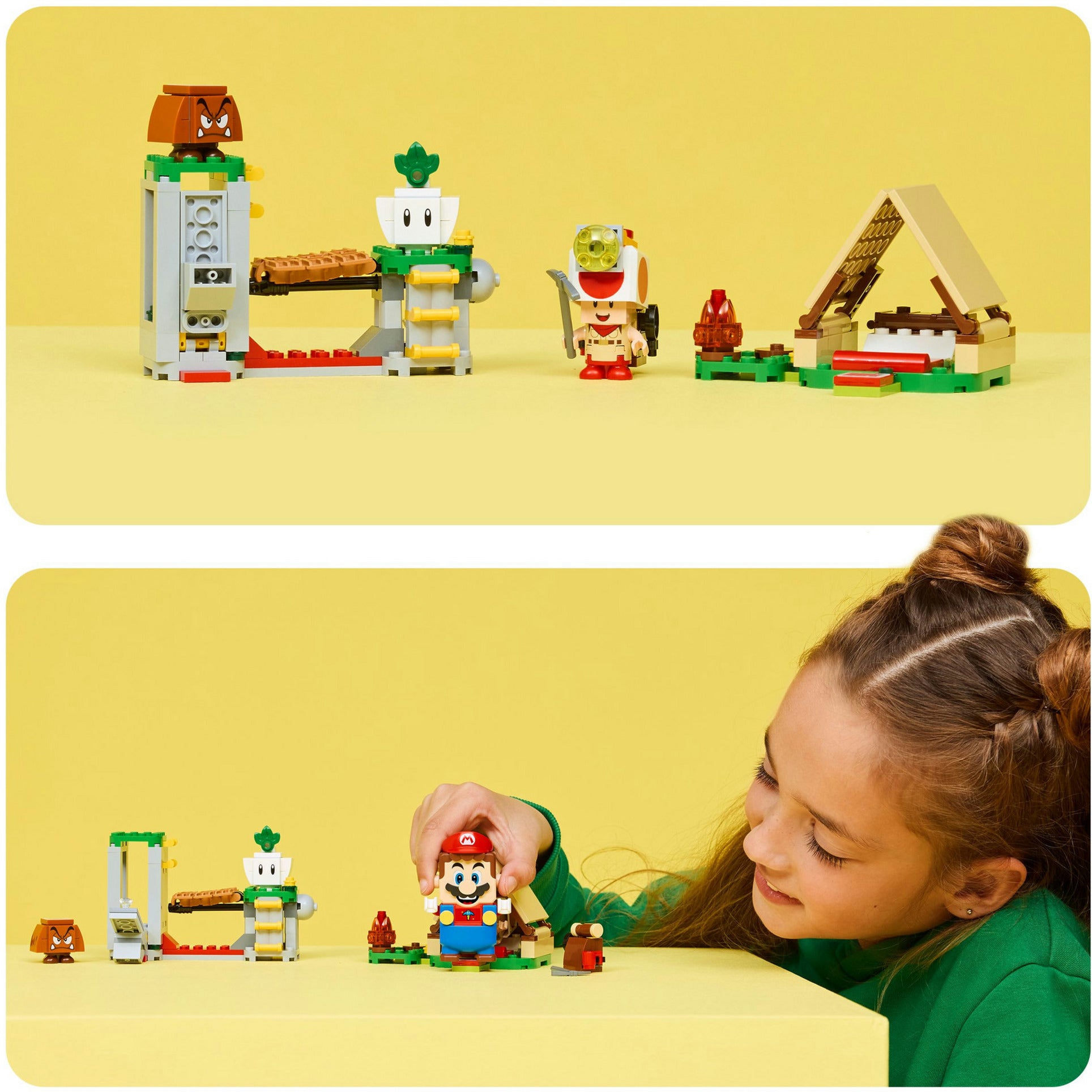 Lego super mario - toad-baas' kampeerplaats constructiespeelgoed (72040)