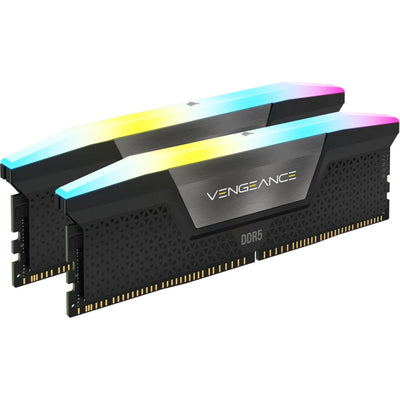 Corsair vengeance rgb ddr5 kit de mejora de luz iluminación led (negro, cmhlekit2-d5)