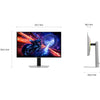 Monitor da gioco Samsung Odyssey OLED G6 G60SF 27 (argento, 2x HDMI, DisplayPort, 2x USB-A, USB-B, 500 Hz)