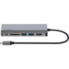 Belkin connect meerpoorts 6-in-1 usb-c hub dockingstation (zilver)