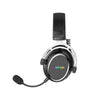 Auriculares supraaurales inalámbricos para juegos Hator Hypergang 3 (negro, RGB, Bluetooth USB de 2,4 GHz)