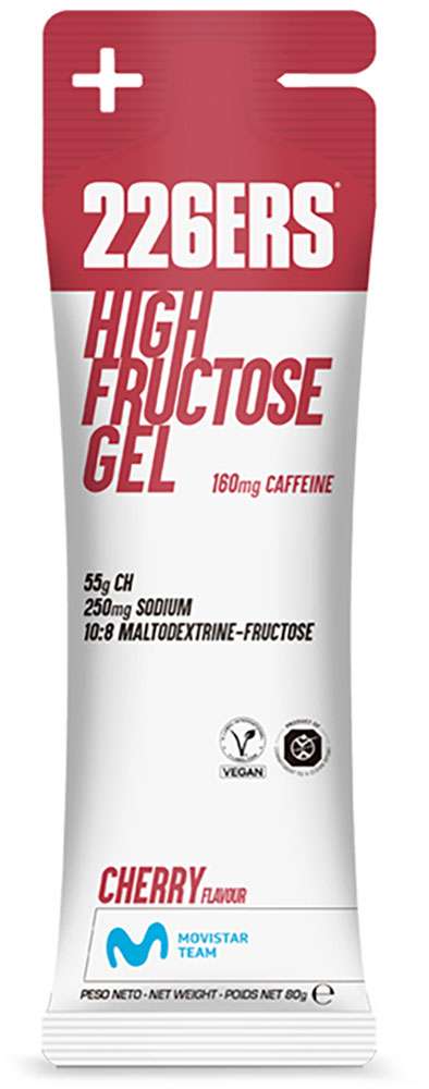 226ers high fructose 160mg caffeine cherry gel 80g
